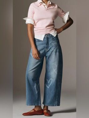 Kenna Mid-Rise Heritage Barrel Jeans by Pilcro